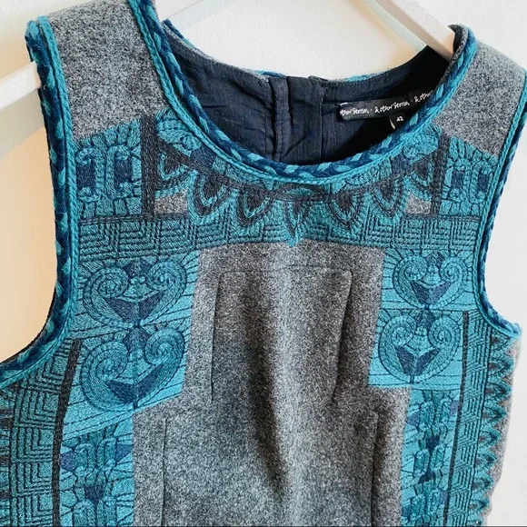 & Other Stories Sleeveless Vest Style Dress with Pockets Size Medium NWOT
